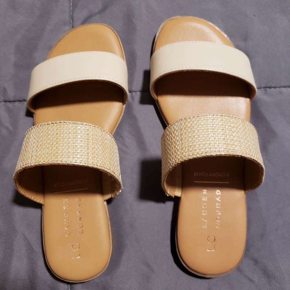 Women's Laren conrad slide sandals size 5 wide. New